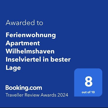 Ferienwohnung Apartment Wilhelmshaven Inselviertel In Bester Lage - Selbstaendiger Check In Moeglich Luaran gambar